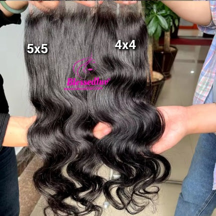 4x4 Lace Closure - Swiss Lace-Wigs-Blessedluv.com-Brazilianweave.com