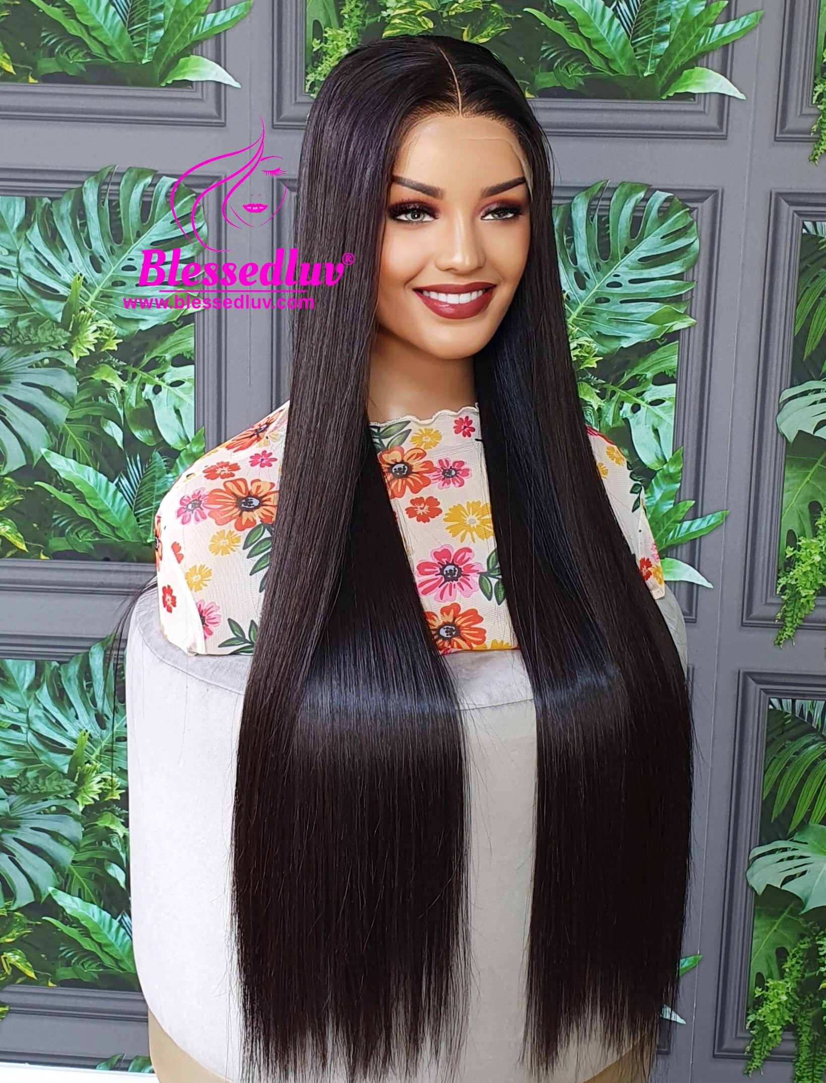 Dubai Bone Straight Super Double Drawn Wig 5 Years Warranty