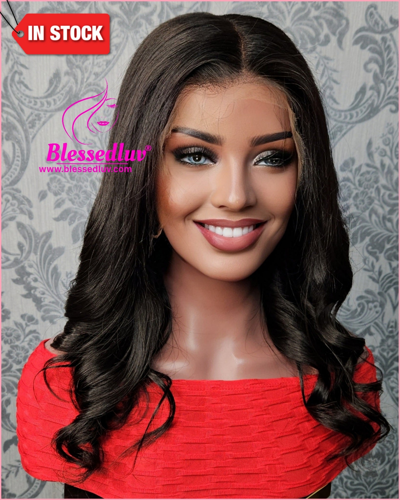 Rebecca - HD 13x6 Double Drawn Glueless Frontal Wig-Wig-Blessedluv.com-Brazilianweave.com