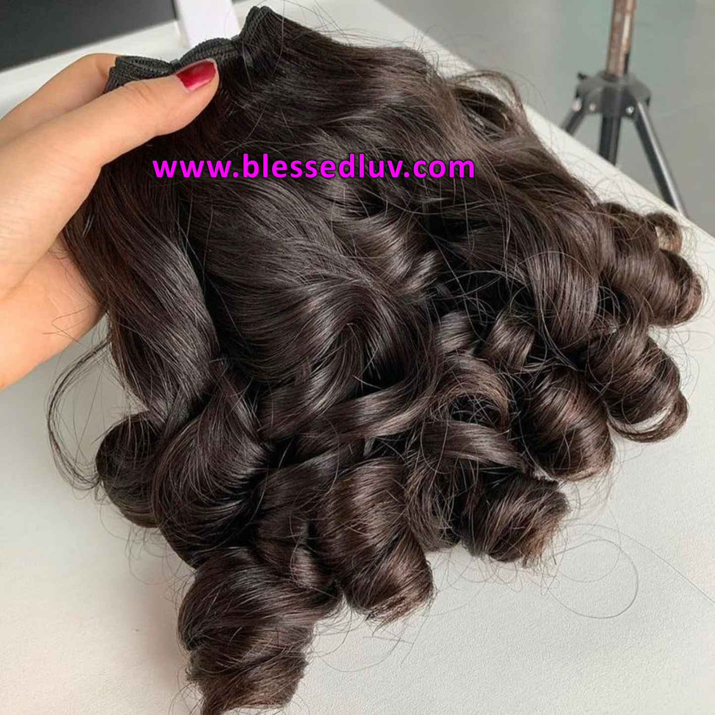 Donor Hair 2 - Luxury Roller Curls Super Double Drawn - Last 3 Years+ -SALE-Hair Extensions-www.blessedluv.com-Brazilianweave.com