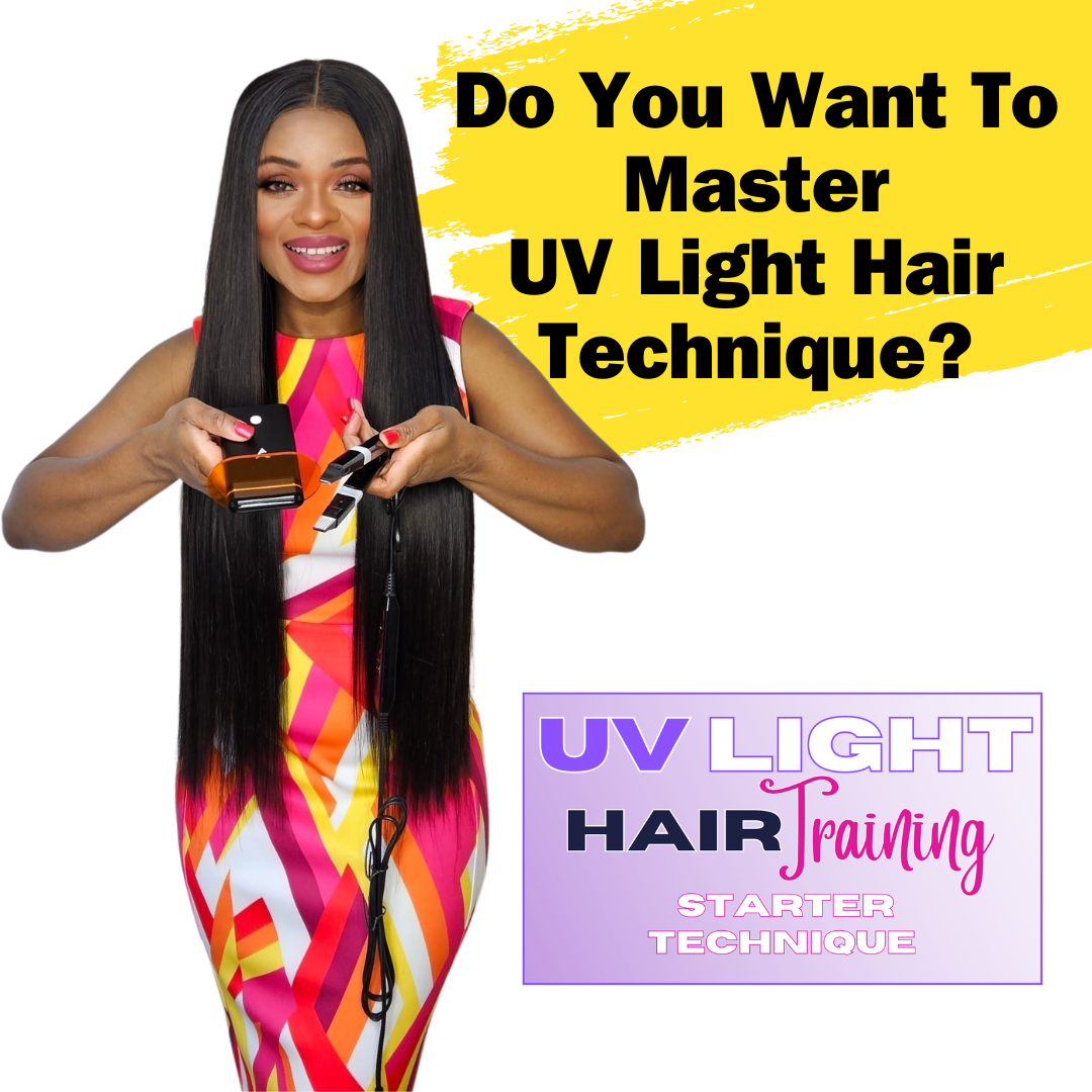 UV Light Hair Extension STARTER Training Online Course-Online Course-Blessedluv.com-Brazilianweave.com