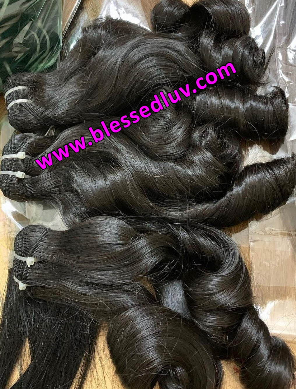 Donor Hair 2 - Luxury Bouncy Curl Super Double Drawn - Last 3 Years+ -SALE-Hair Extensions-www.blessedluv.com-Brazilianweave.com