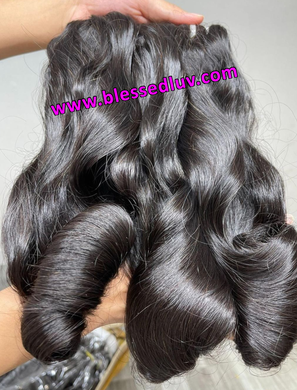 Donor Hair 2 - Luxury Bouncy Curl Super Double Drawn - Last 3 Years+ -SALE-Hair Extensions-www.blessedluv.com-Brazilianweave.com