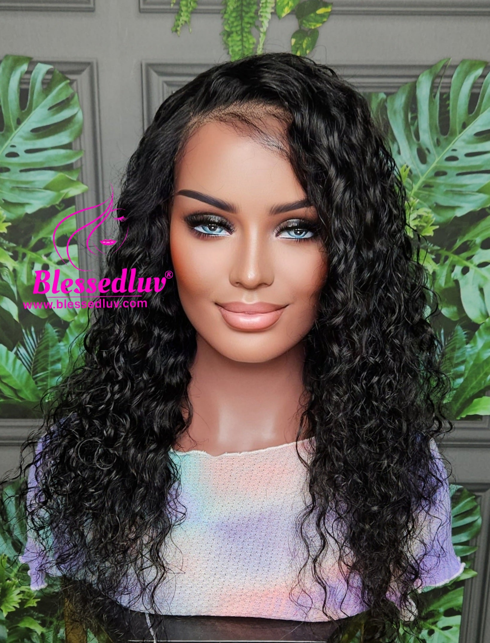 Mya - 6x4 Glueless Curly Closure Wig-Wigs-www.blessedluv.com-Brazilianweave.com