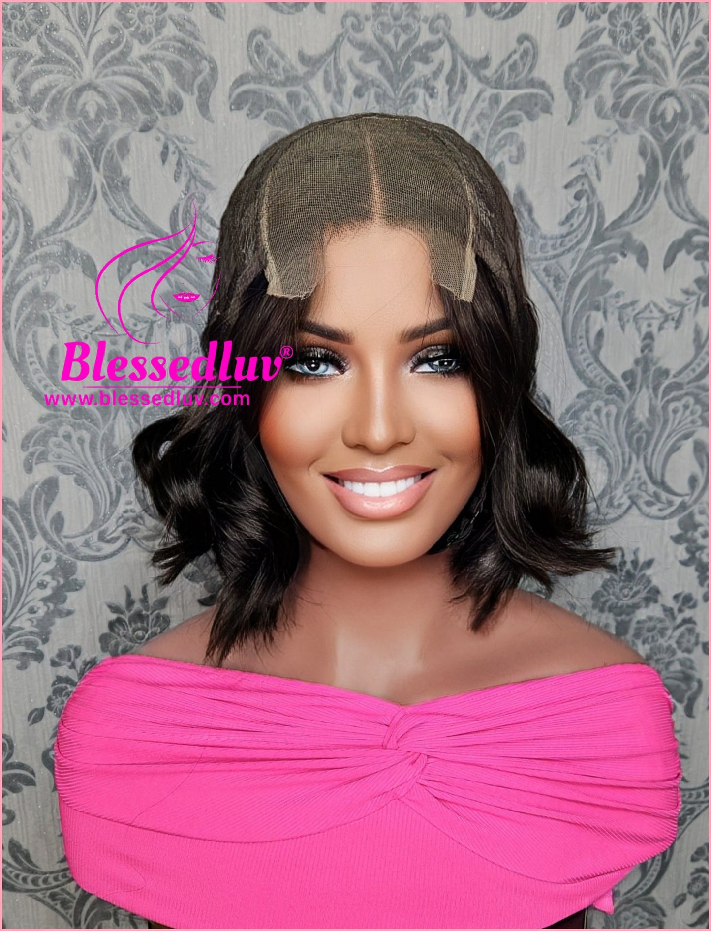 Amanda - 4x4 Double Drawn Lace Glueless Closure HD Wig-Wig-Blessedluv.com-Brazilianweave.com