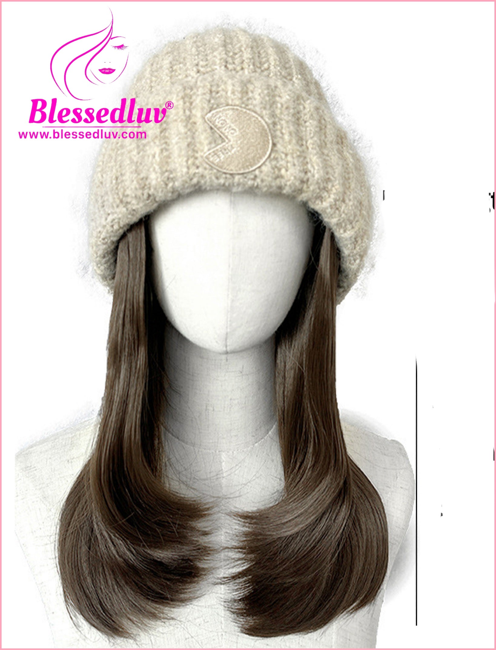 Crystal Woolly Hat Wig - Synthetic Hair-WIG-Blessedluv.com-Brazilianweave.com