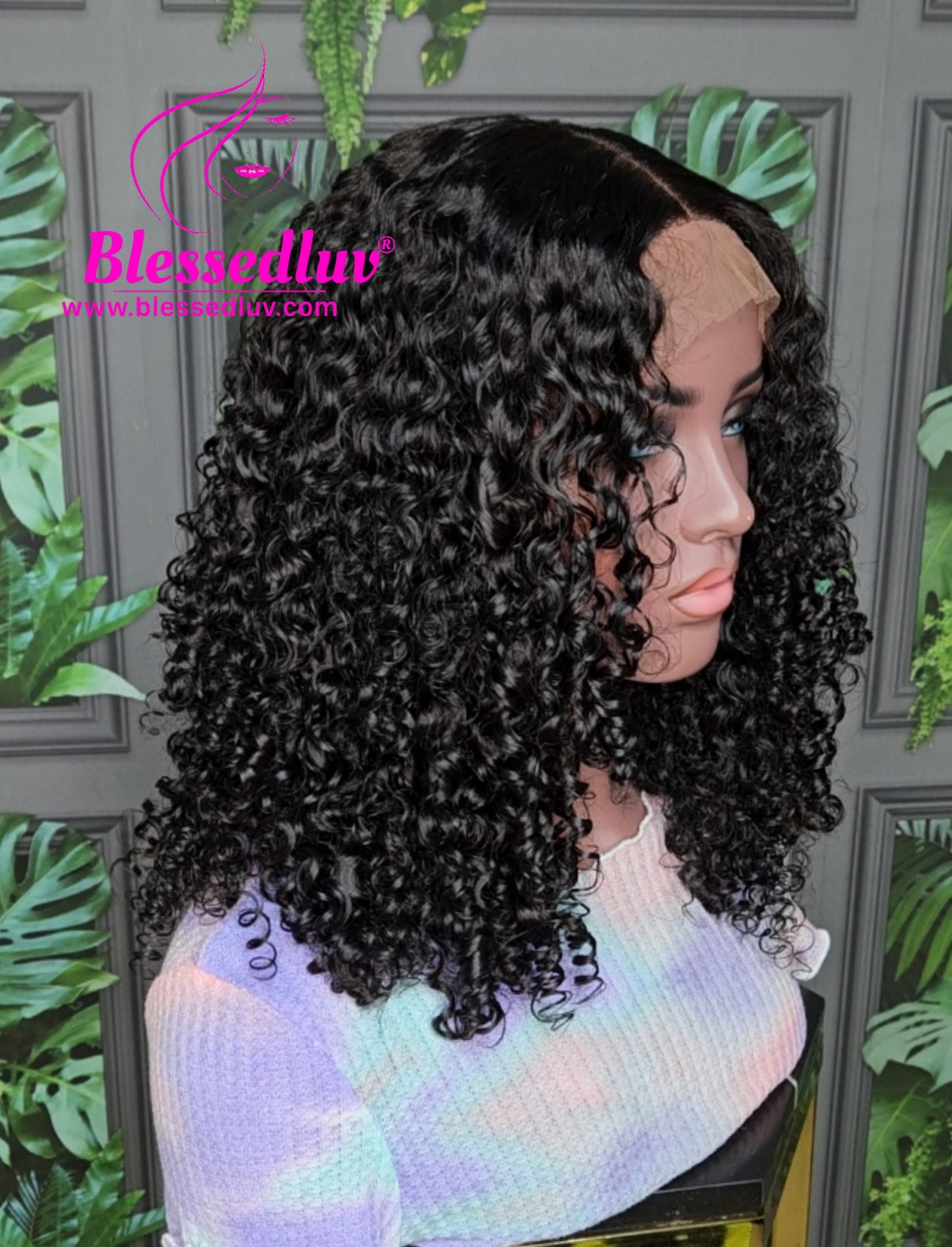 Amy in Destiny Curls - Raw Curly Hair HD Lace Closure Wig - SALE-WIG-www.blessedluv.com-Brazilianweave.com