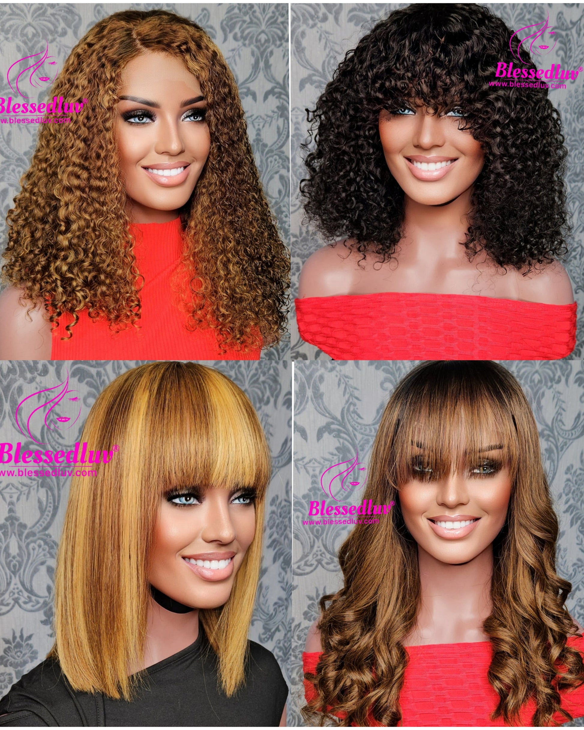 60% OFF Luxury Wigs & Hair Party Sales-Blessedluv.com-Brazilianweave.com