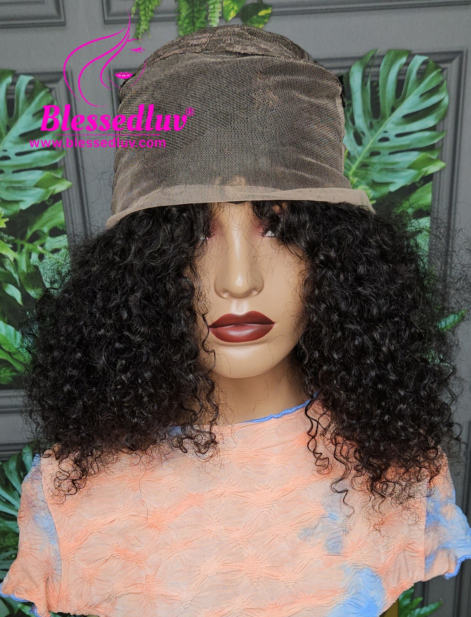 Gabriella 360 Frontal Curly Wig - Affordable Collection - SALE-WIG-Blessedluv.com-Brazilianweave.com