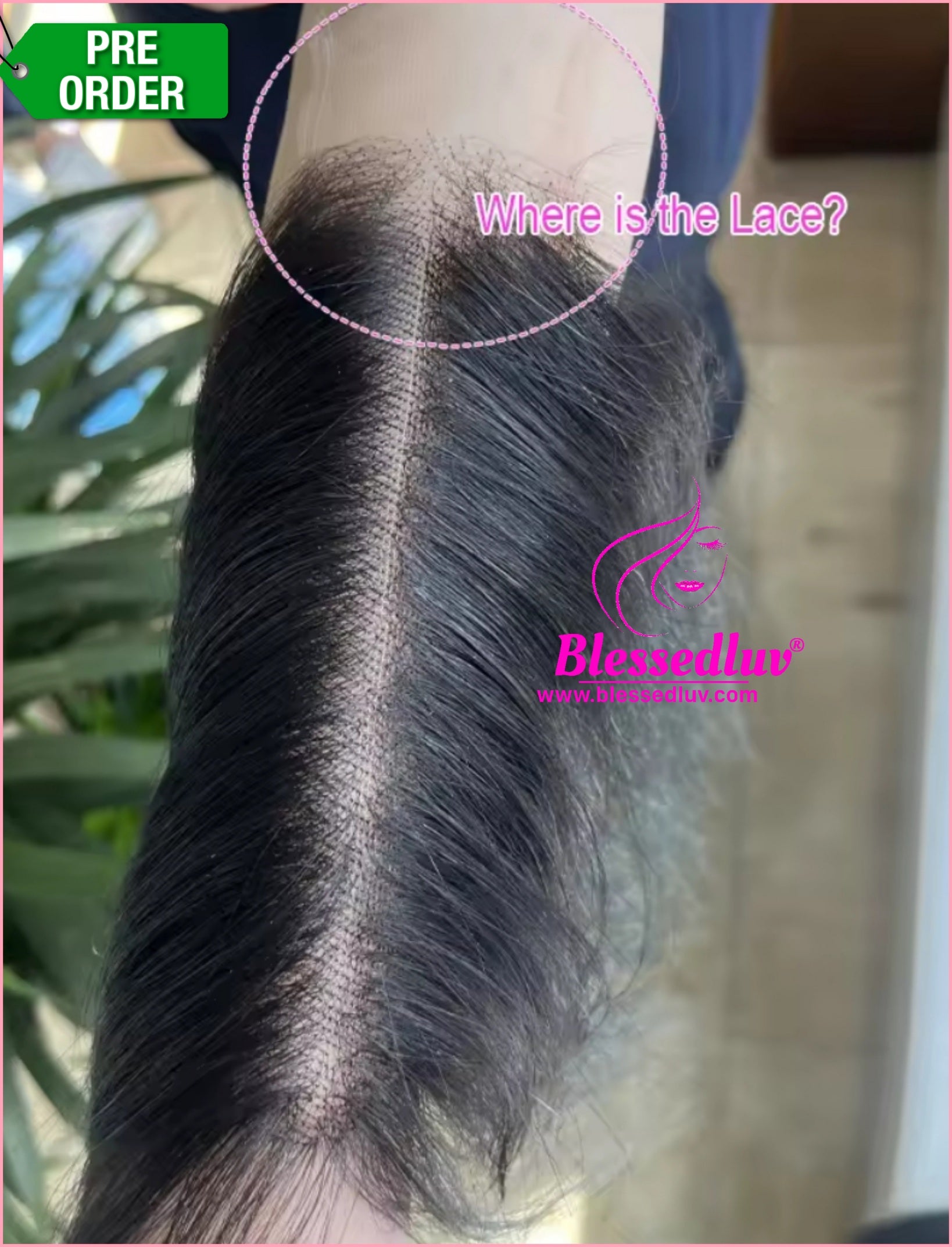 2x6 Lace Closure - Swiss Lace-Wigs-Blessedluv.com-Brazilianweave.com