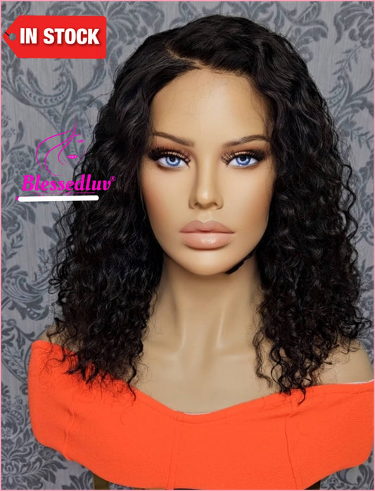 Lacey - HD Lace Natural Curly Frontal Wig - Sale-WIG-Blessedluv.com-Brazilianweave.com