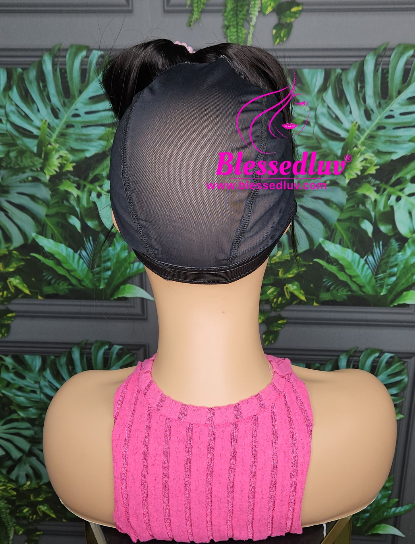 2 in 1 Glueless Wig Cap: 5x5 Real HD Lace Closure-Hair Extensions-Blessedluv.com-Brazilianweave.com