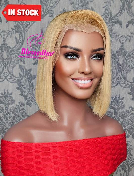 Kaye- Glueless Blonde Frontal Bob Wig-Wigs-www.blessedluv.com-Brazilianweave.com