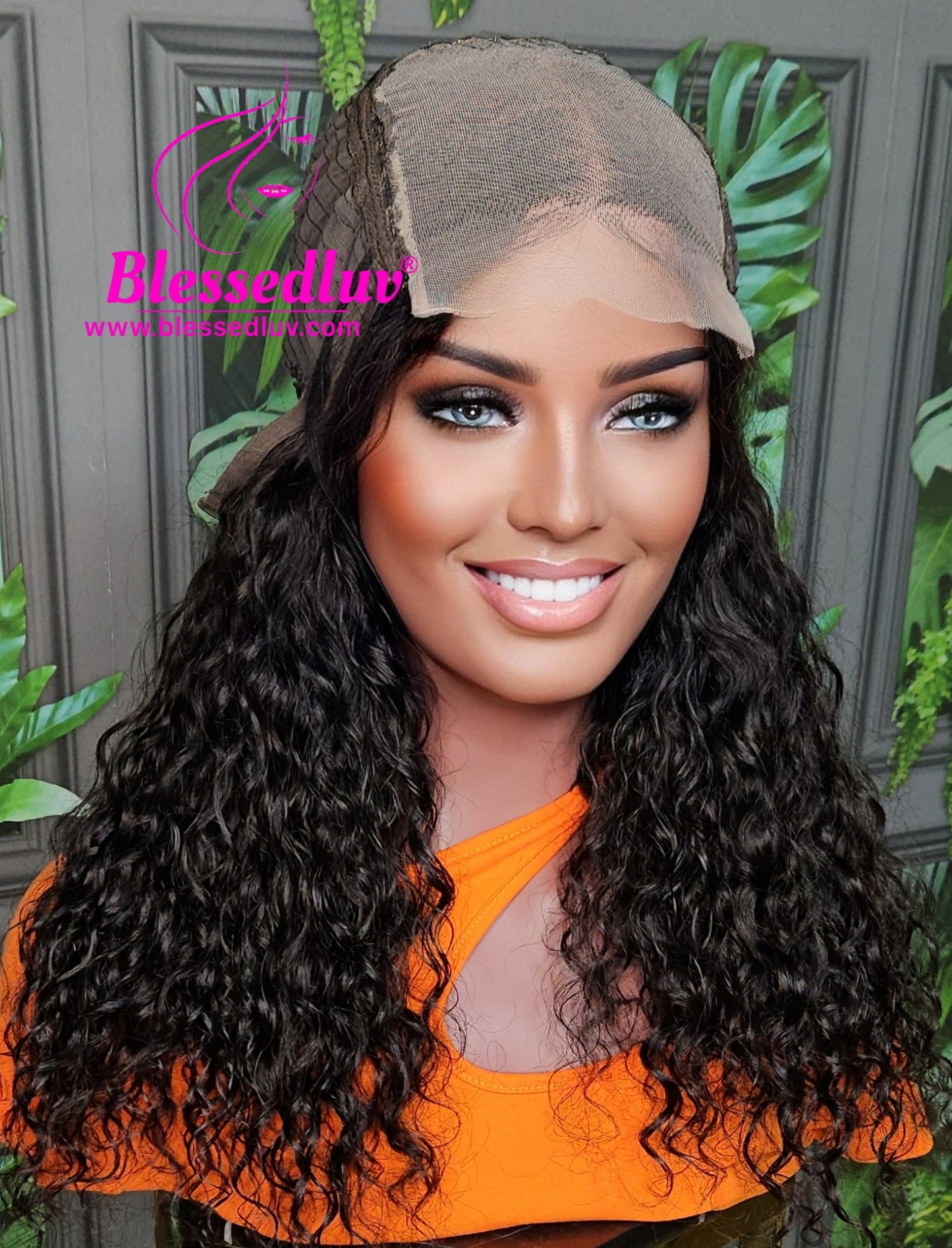 Celeste - 5x5 Glueless Curly Closure Wig-Wigs-www.blessedluv.com-Brazilianweave.com