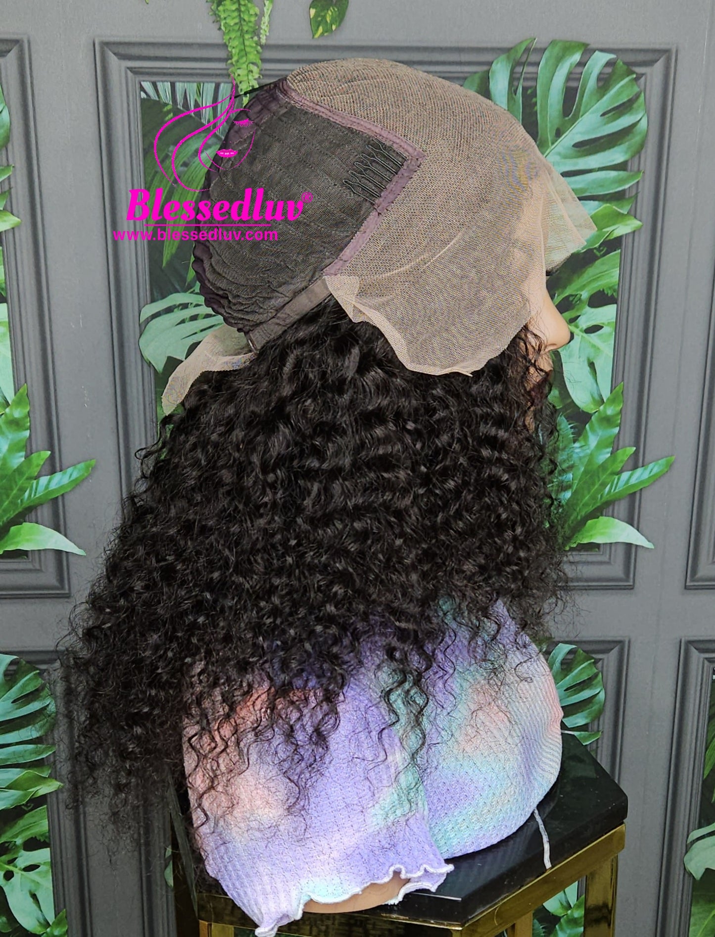 Lily - 13x6 Glueless Natural Curls Frontal Wig-Wigs-www.blessedluv.com-Brazilianweave.com