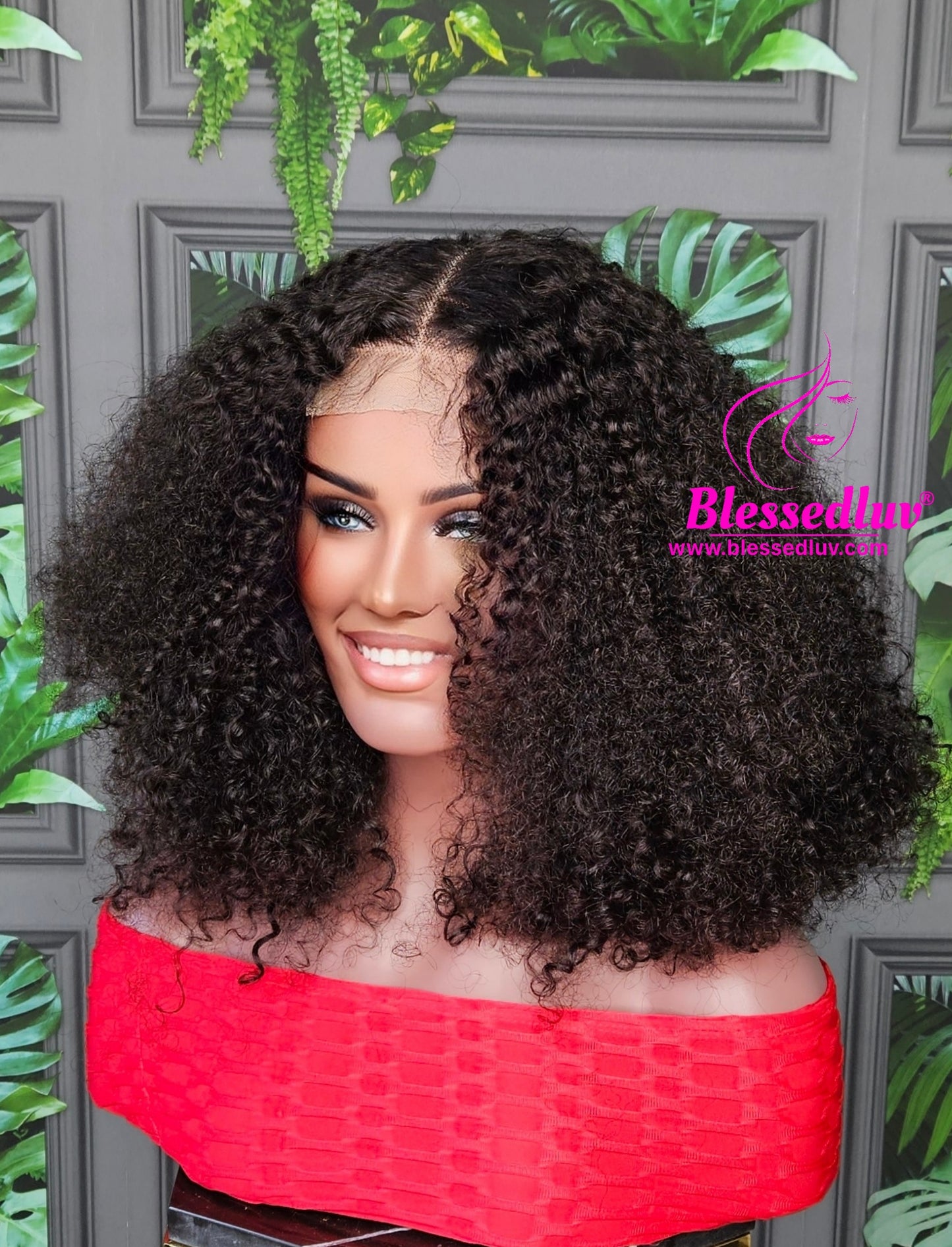 Ngozi - Luxury 2 -In-1 Afro Curls Lace Closure Wig-WIG-www.blessedluv.com-Brazilianweave.com