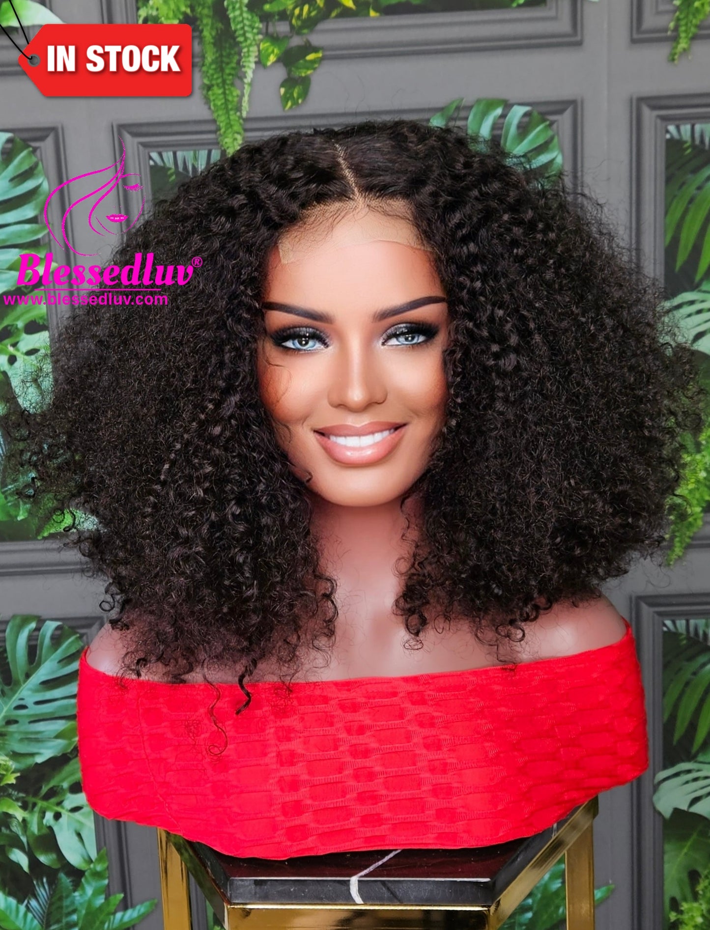 Ngozi - Luxury 2 -In-1 Afro Curls Lace Closure Wig-WIG-www.blessedluv.com-Brazilianweave.com