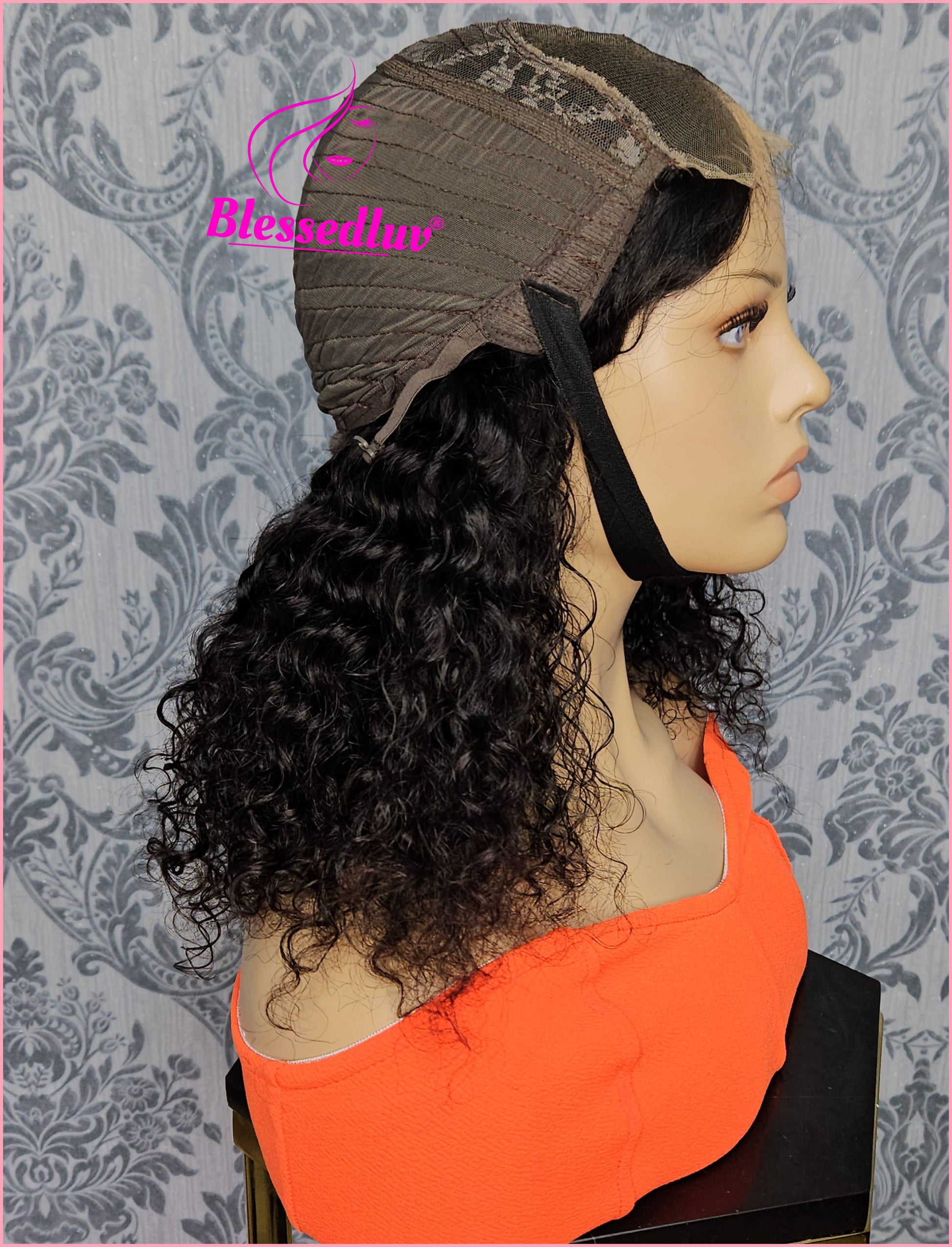 Lacey - Lacey - HD Lace Natural Curly Frontal Wig - Sale-WIG-Blessedluv.com-Brazilianweave.com