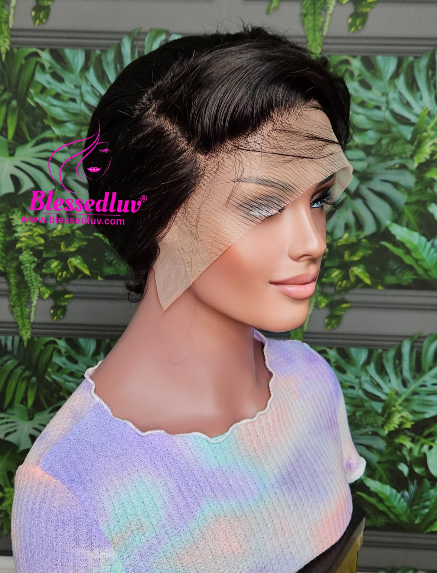 Ava - Pixie Glueless Lace Frontal Wig - Affordable Collection-Wigs-www.blessedluv.com-Brazilianweave.com