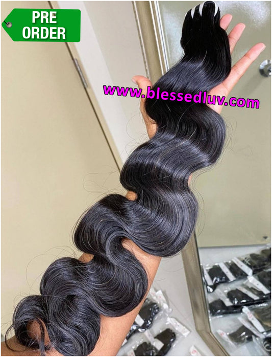 Donor Hair 2 - Luxury Body Wave Super Double Drawn - Last 3 Years+ -SALE-Hair Extensions-www.blessedluv.com-Brazilianweave.com