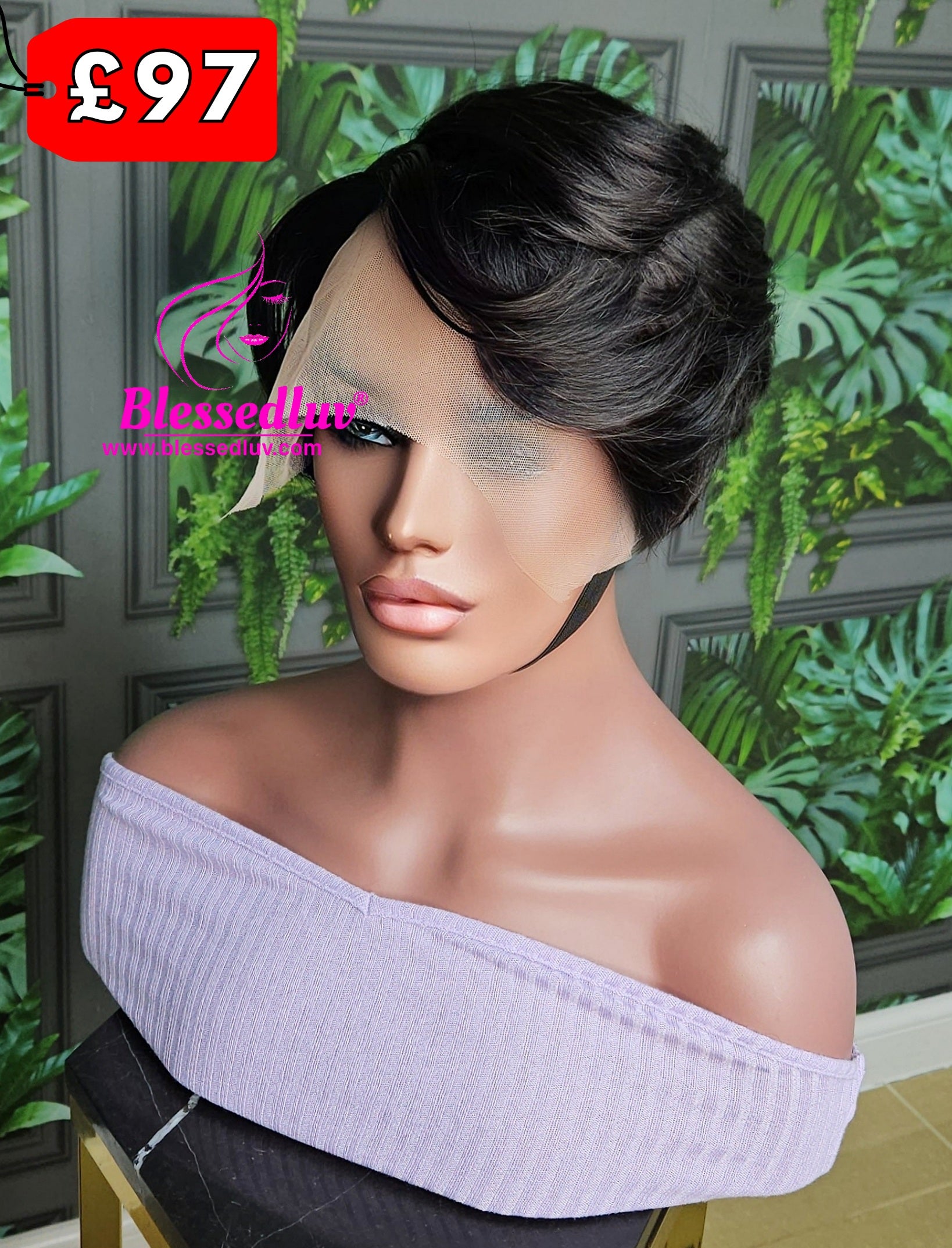 Molly - Brazilian Pixie Lace Wig-Wigs-www.blessedluv.com-Brazilianweave.com