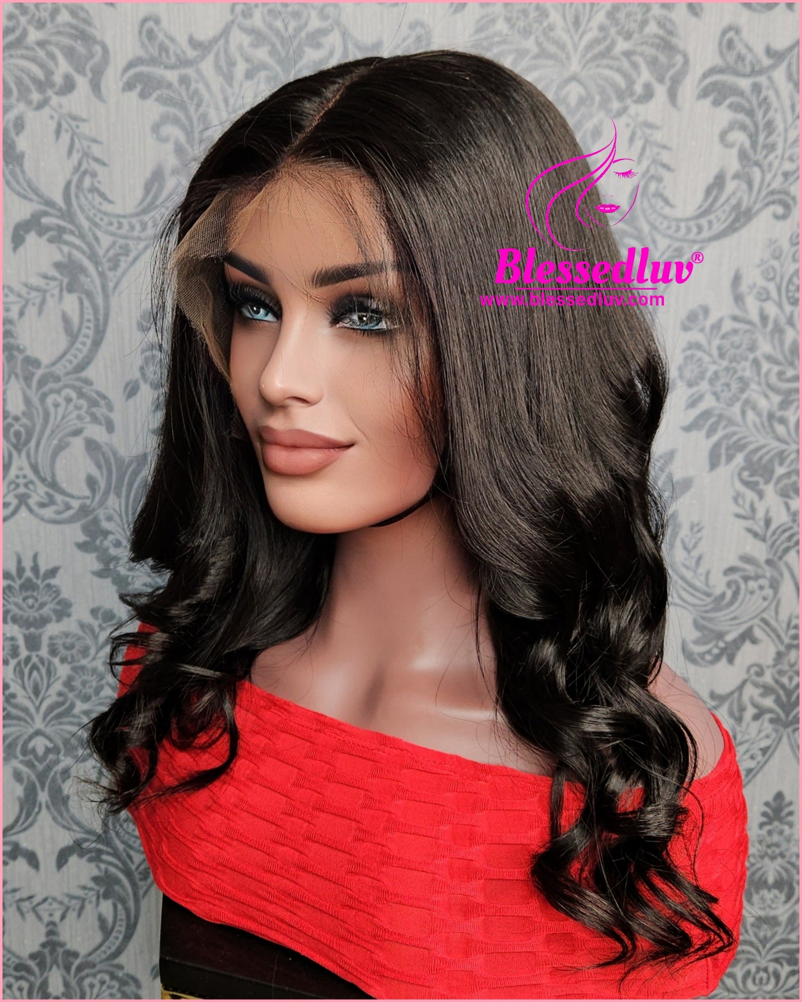 Rebecca - HD 13x6 Double Drawn Glueless Frontal Wig-Wig-Blessedluv.com-Brazilianweave.com