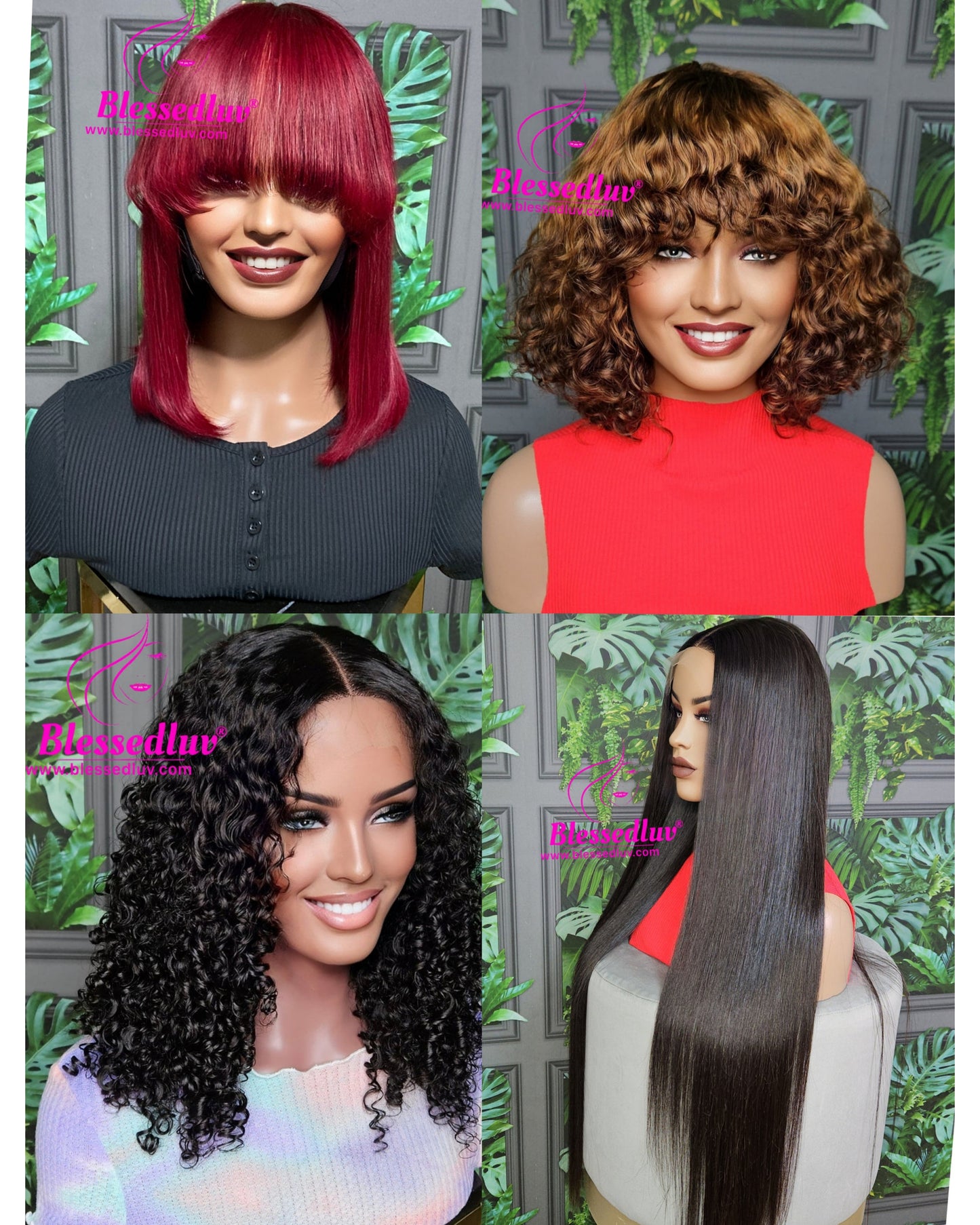 60% OFF Luxury Wigs & Hair Party Sales-Blessedluv.com-Brazilianweave.com