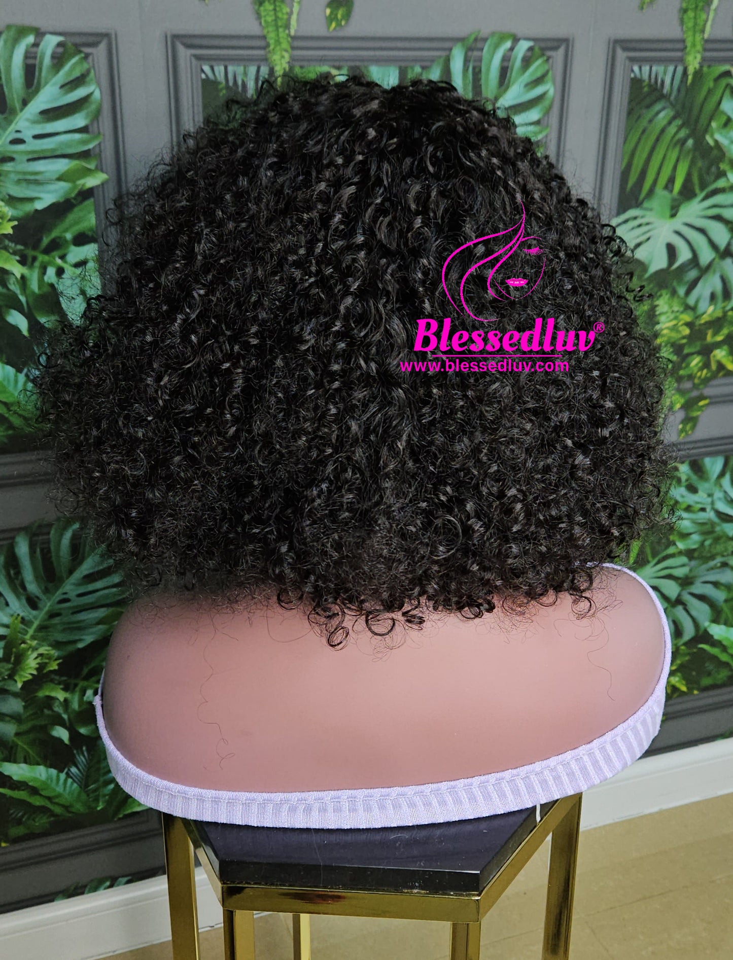 Fifi- Glueless Natural Curls Fringe Machine Wig-Wigs-www.blessedluv.com-Brazilianweave.com