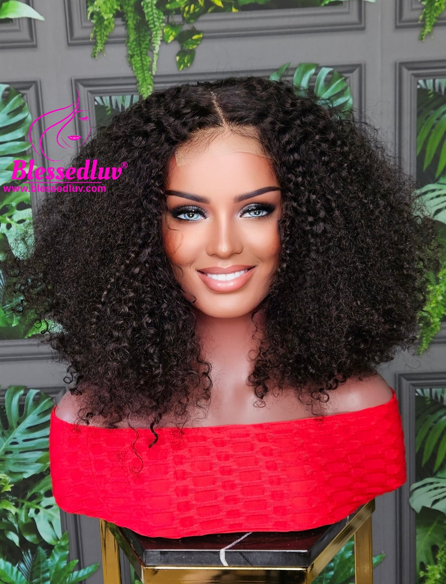 Ngozi - Luxury 2 -In-1 Afro Curls Lace Closure Wig-WIG-www.blessedluv.com-Brazilianweave.com