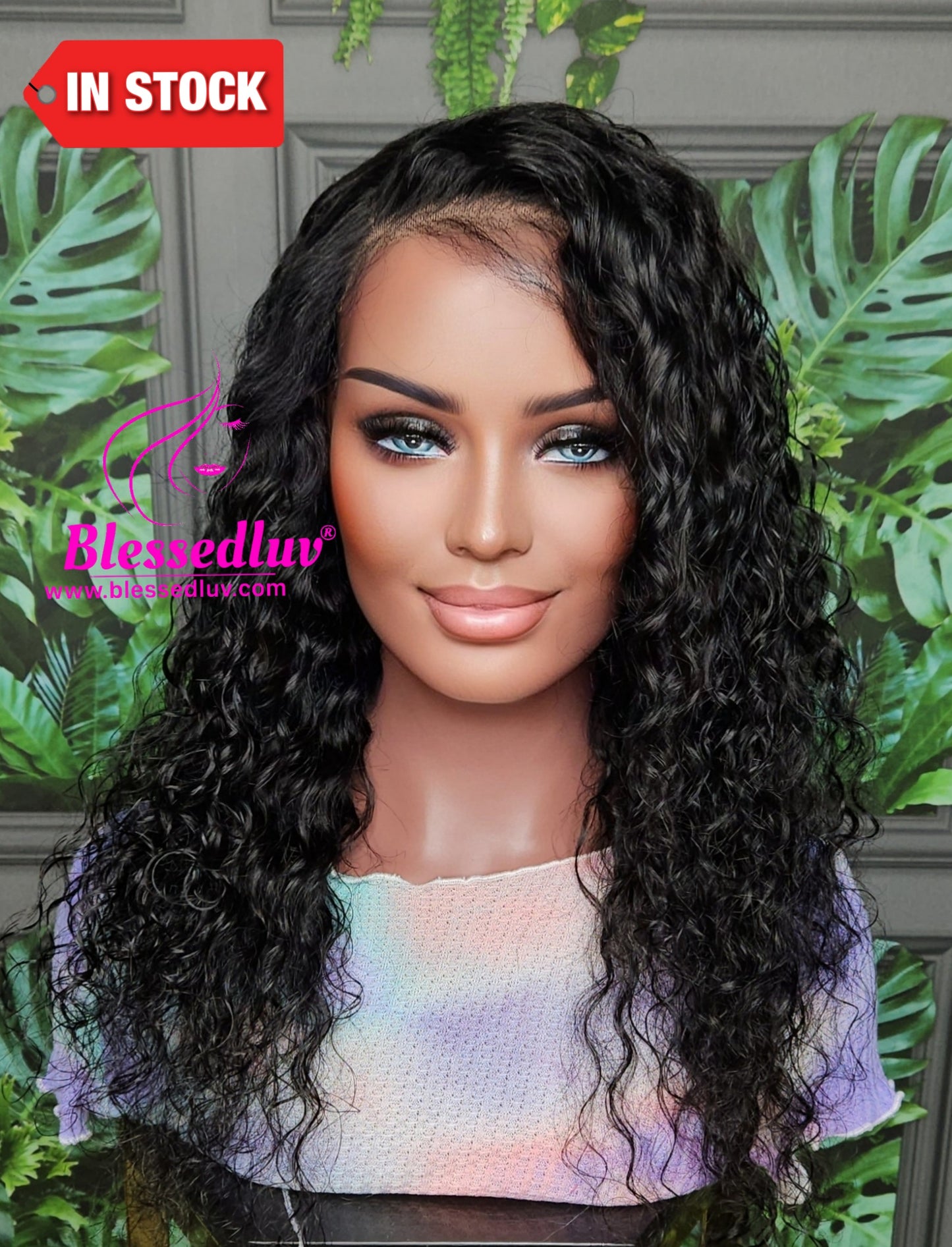 Mya - 6x4 Glueless Curly Closure Wig-Wigs-www.blessedluv.com-Brazilianweave.com