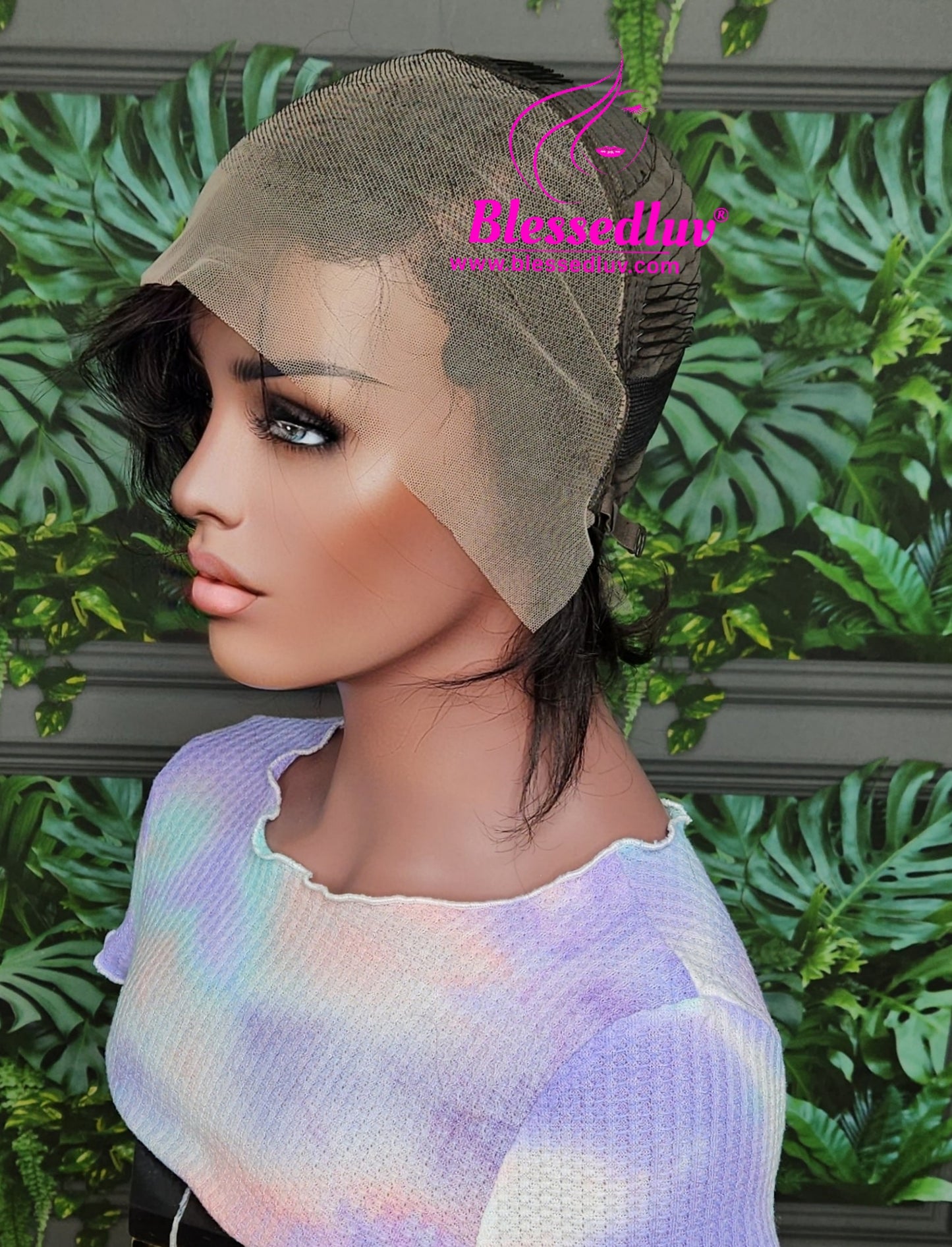 Ava - Pixie Glueless Lace Frontal Wig - Affordable Collection-Wigs-www.blessedluv.com-Brazilianweave.com