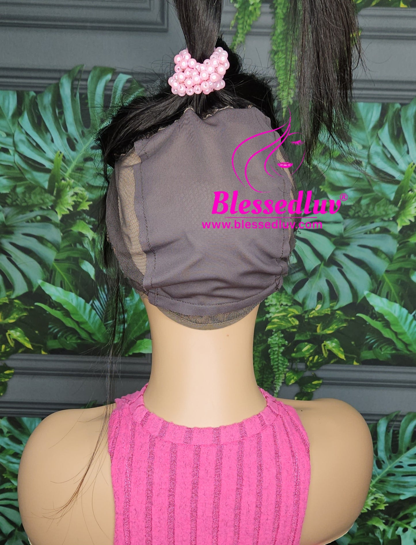 14 inch - 2 in 1 Glueless Wig Cap: 6x6 Real HD Lace Closure-wig-Blessedluv.com-Brazilianweave.com