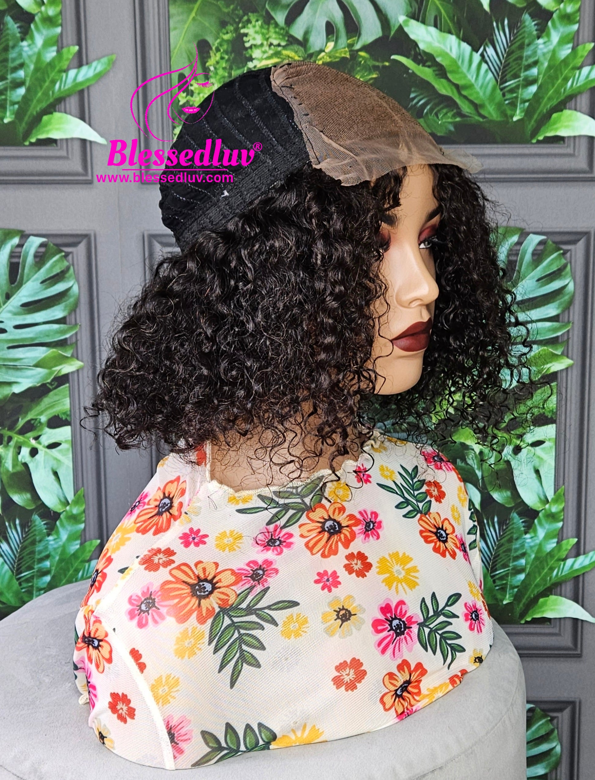 Cynthia - Raw Burmese Curly Closure Wig-Wigs-www.blessed.com-Brazilianweave.com