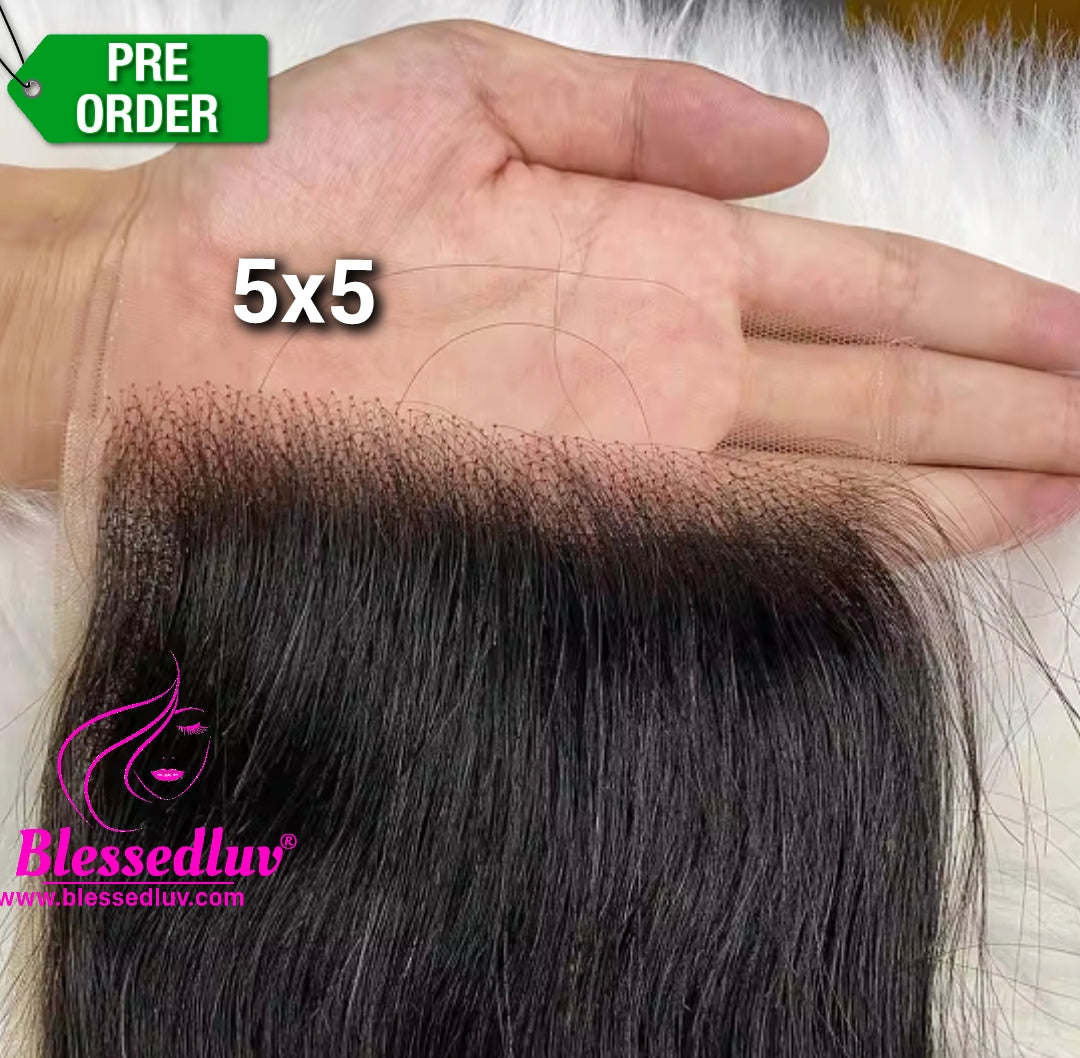 Wholesale 5x5 Lace Closure - Swiss Lace-Wigs-Blessedluv.com-Brazilianweave.com