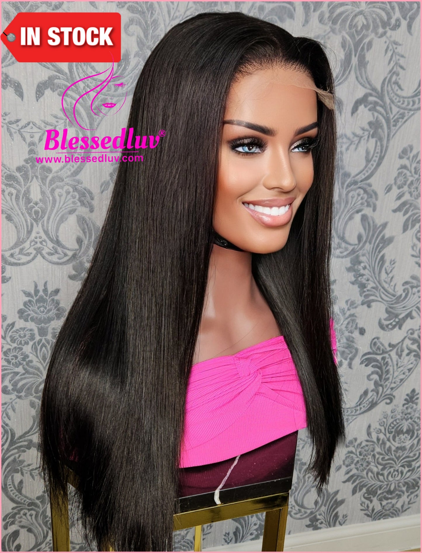 Wholesale Queen - Bone Straight HD Wig, Super Double Drawn- Wholesale-Wig-www.blessedluv.com-Brazilianweave.com