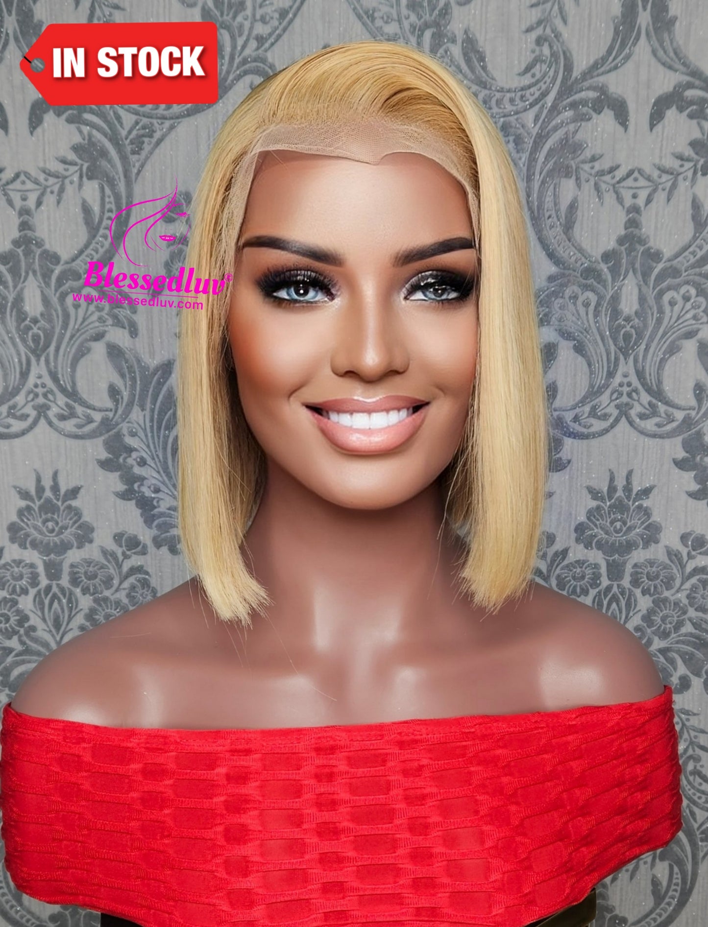 Kaye- Glueless Blonde Frontal Bob Wig-Wigs-www.blessedluv.com-Brazilianweave.com