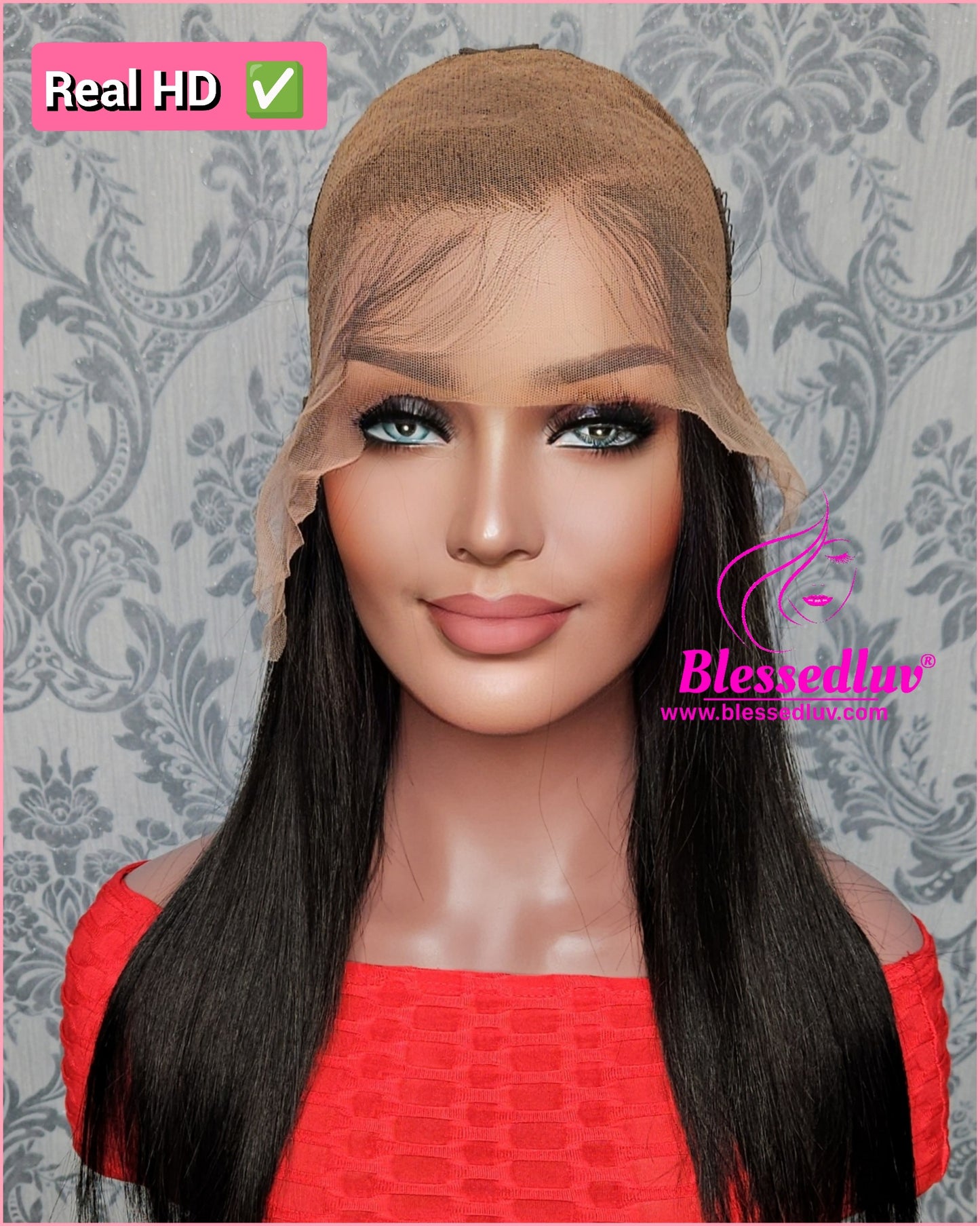 Nancy - HD Lace Frontal Straight Glueless Wig-Wig-Blessedluv.com-Brazilianweave.com