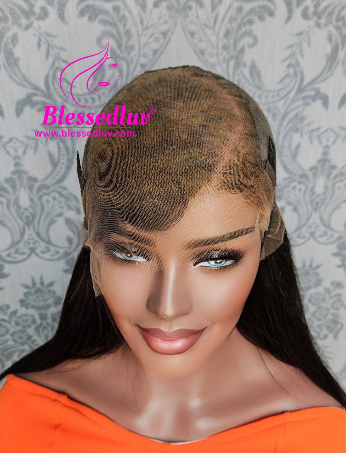 Adenike- Yaki Lace Frontal Glueless Wig-Wig-Blessedluv.com-Brazilianweave.com