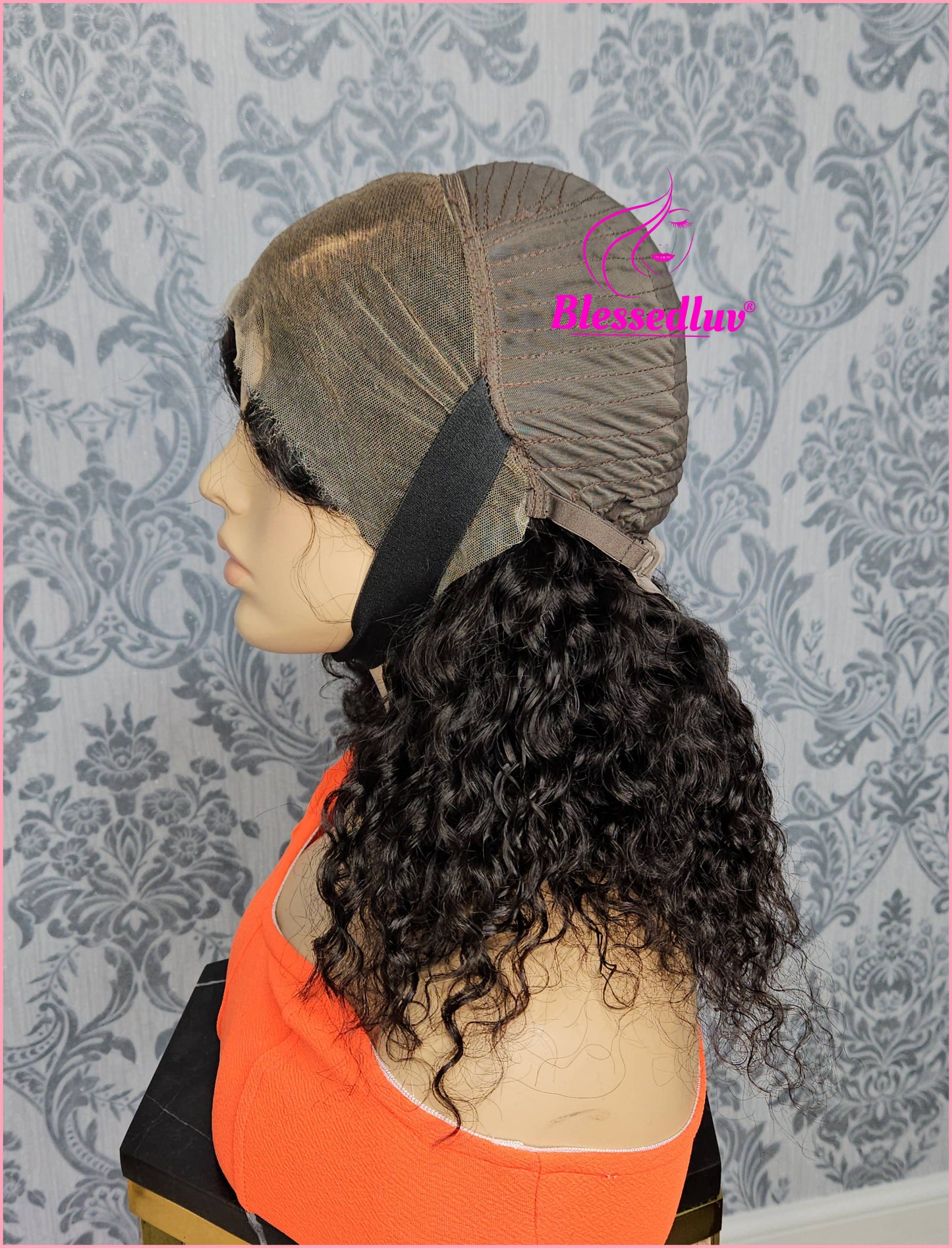 Lacey - Lacey - HD Lace Natural Curly Frontal Wig - Sale-WIG-Blessedluv.com-Brazilianweave.com