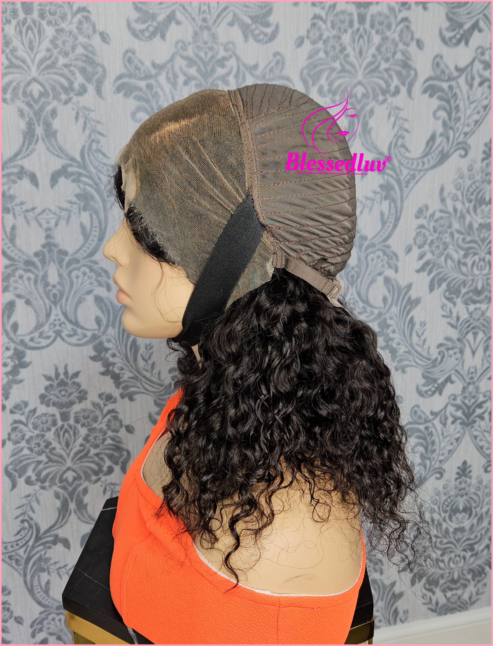 Lacey - Lacey - HD Lace Natural Curly Frontal Wig - Sale-WIG-Blessedluv.com-Brazilianweave.com