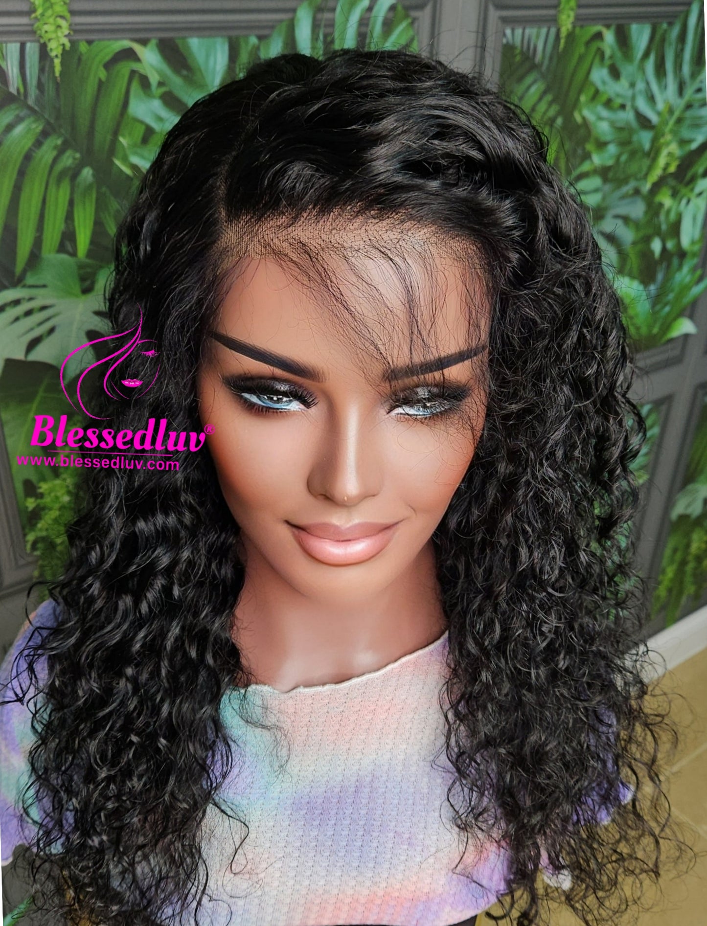 Mya - 6x4 Glueless Curly Closure Wig-Wigs-www.blessedluv.com-Brazilianweave.com