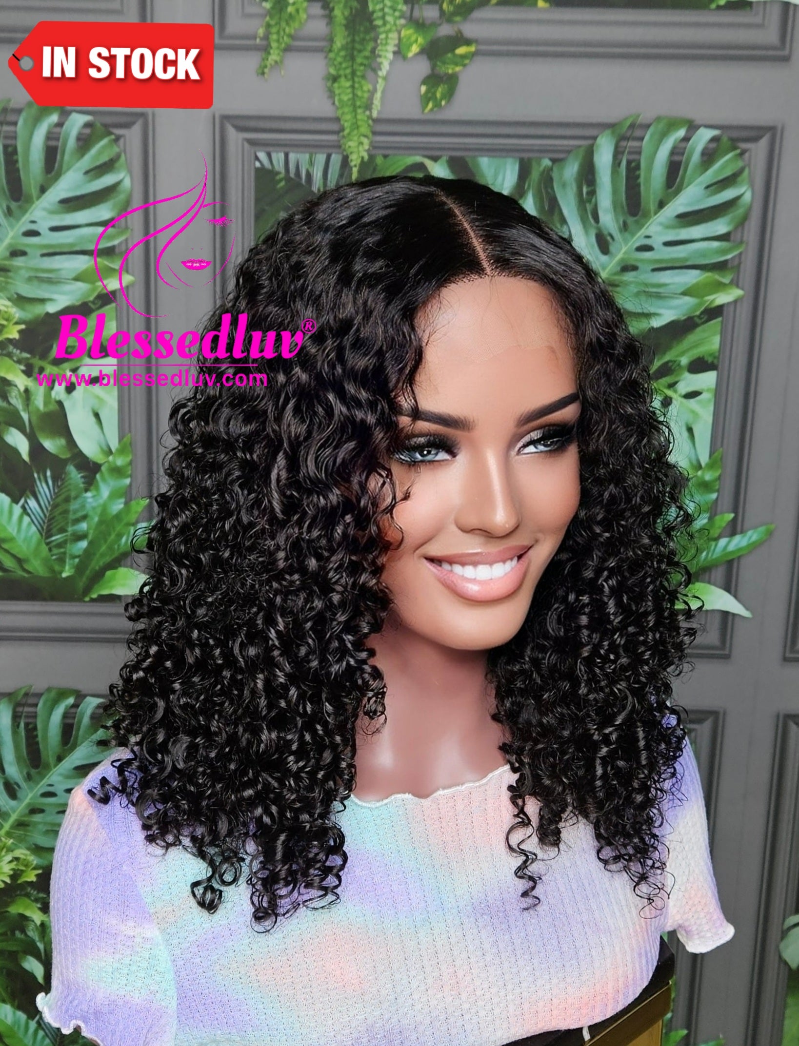 Amy in Destiny Curls - Raw Curly Hair HD Lace Closure Wig-WIG-www.blessedluv.com-Brazilianweave.com