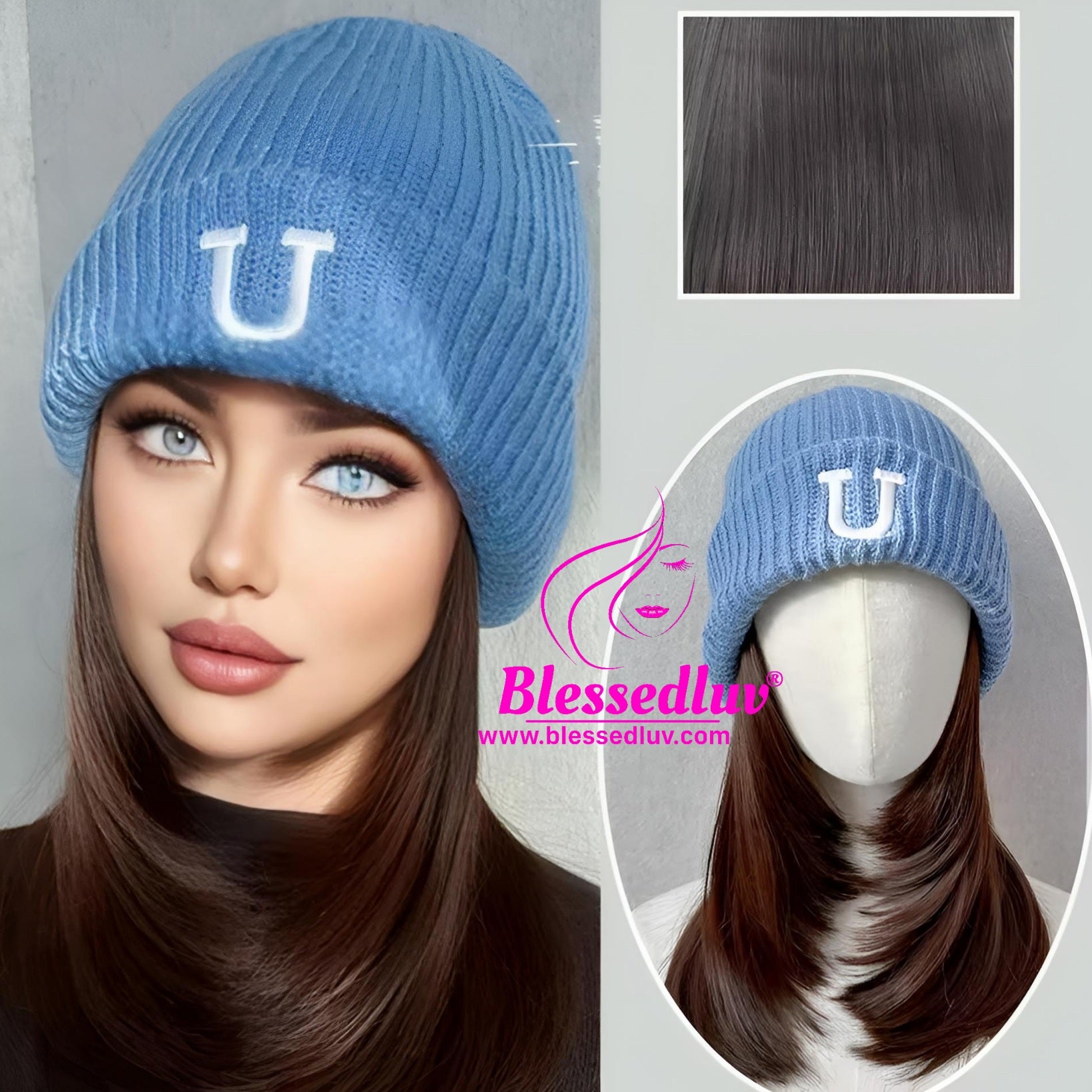 Cindy Woolly Hat Wig - Synthetic Hair-WIG-Blessedluv.com-Brazilianweave.com