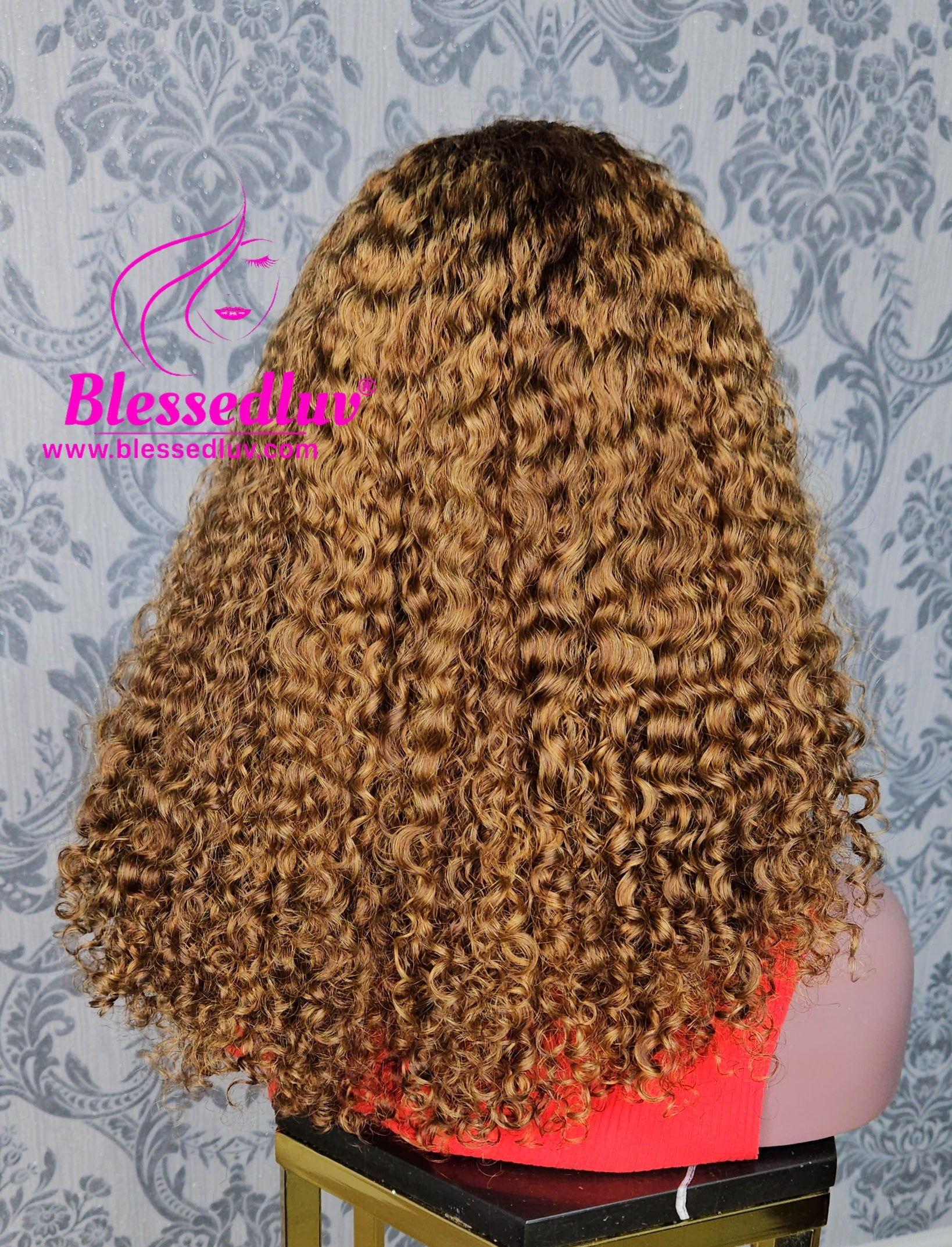 Claudia - Luxury 2 -In-1 Afro Curls Lace Closure Wig SALE-WIG-www.blessedluv.com-Brazilianweave.com