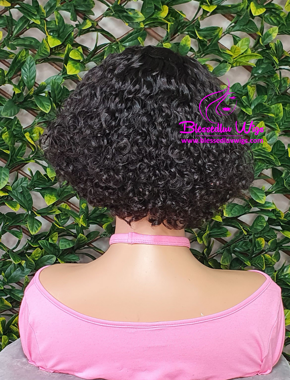 Madeline - Curly Blunt bob Brazilian Lace Closure Wig Sale-Wigs-www.brazilianweave.com-Brazilianweave.com