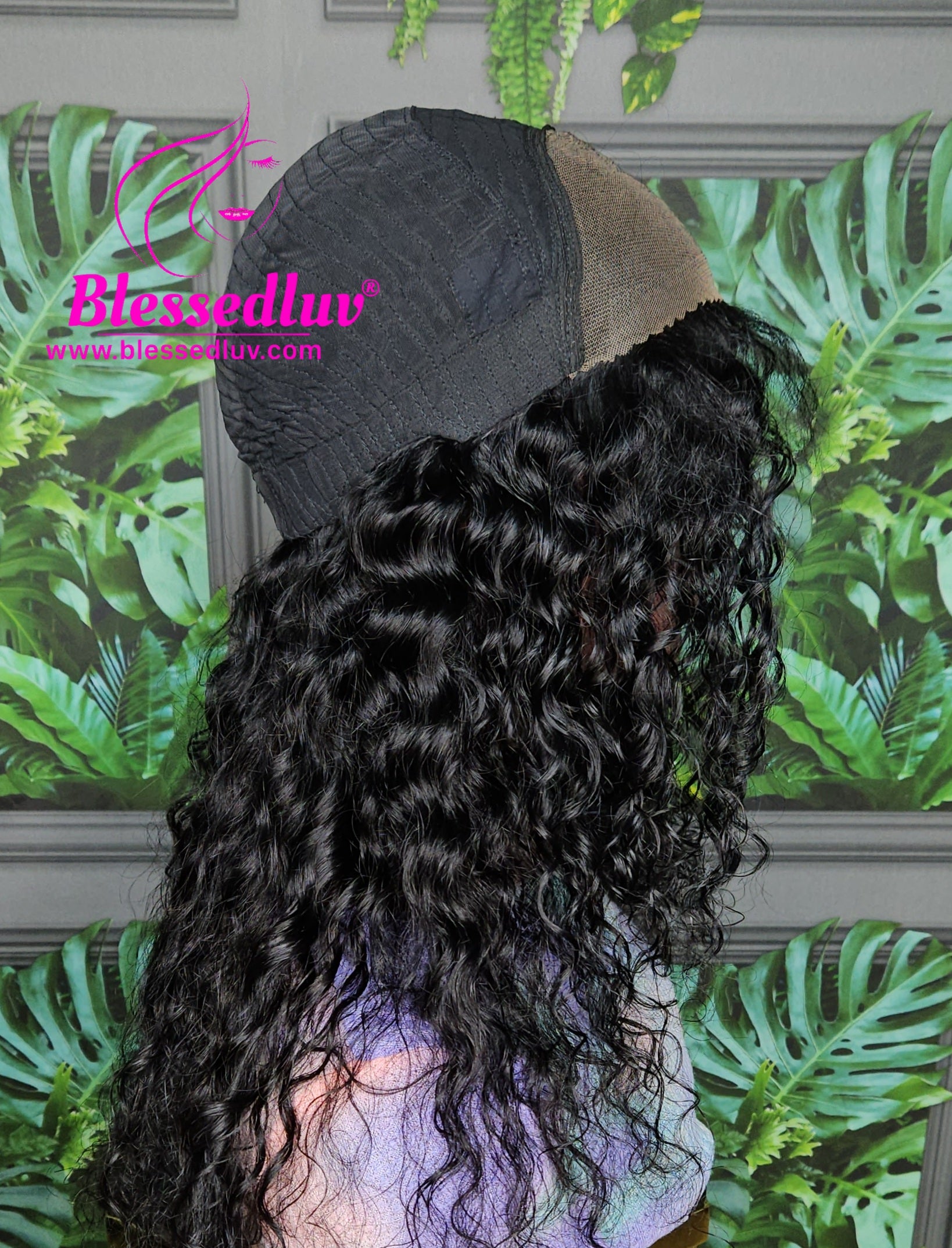 Mya - 6x4 Glueless Curly Closure Wig-Wigs-www.blessedluv.com-Brazilianweave.com