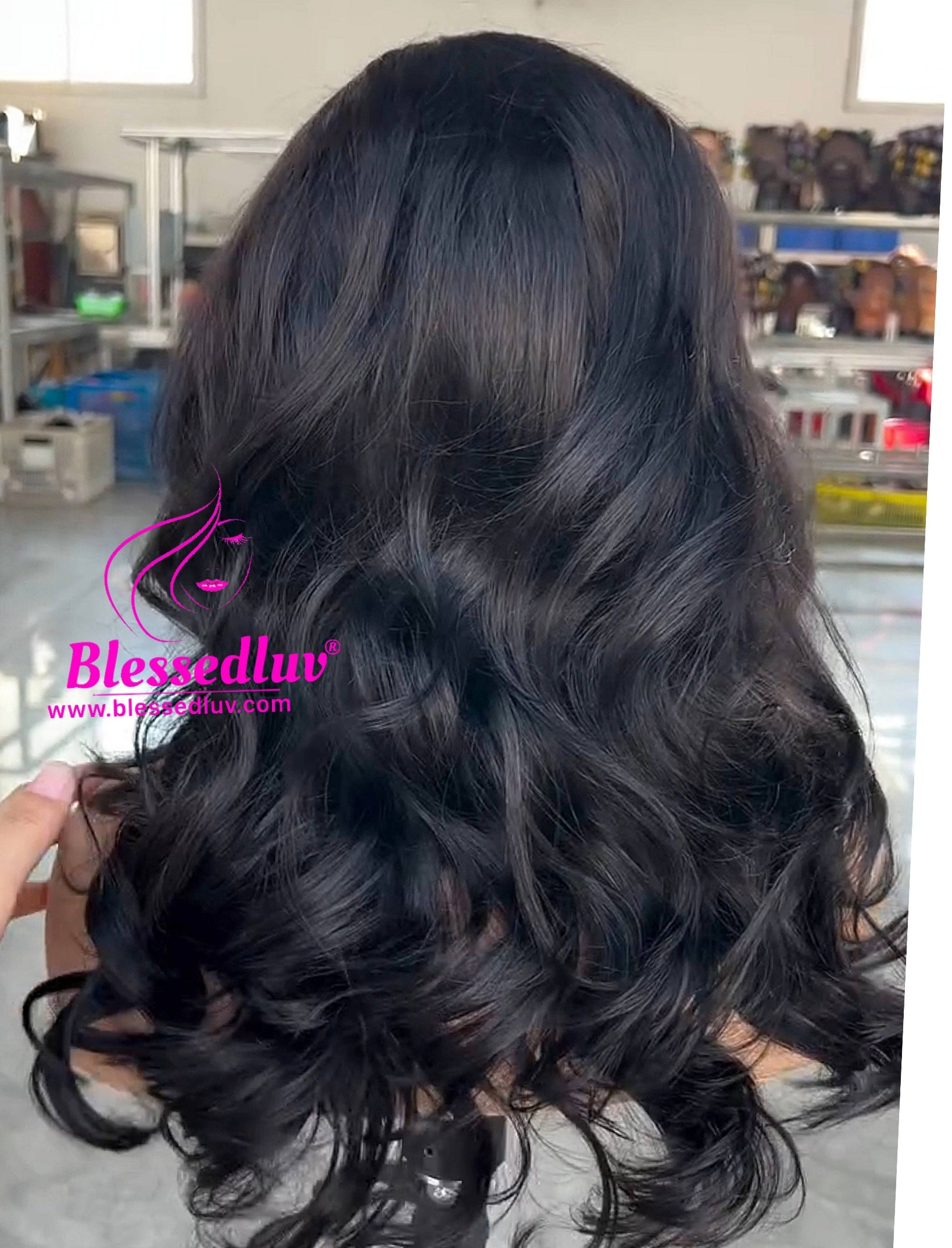 Victoria - Lagos Hairline HD Lace Frontal Wig - Roller Curls-WIG-www.blessedluv.com-Brazilianweave.com