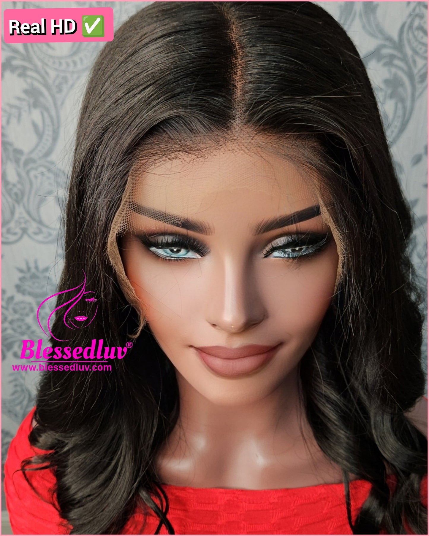 Rebecca - HD 13x6 Double Drawn Glueless Frontal Wig-Wig-Blessedluv.com-Brazilianweave.com