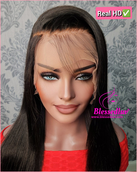 Nancy - HD Lace Frontal Straight Glueless Wig-Wig-Blessedluv.com-Brazilianweave.com