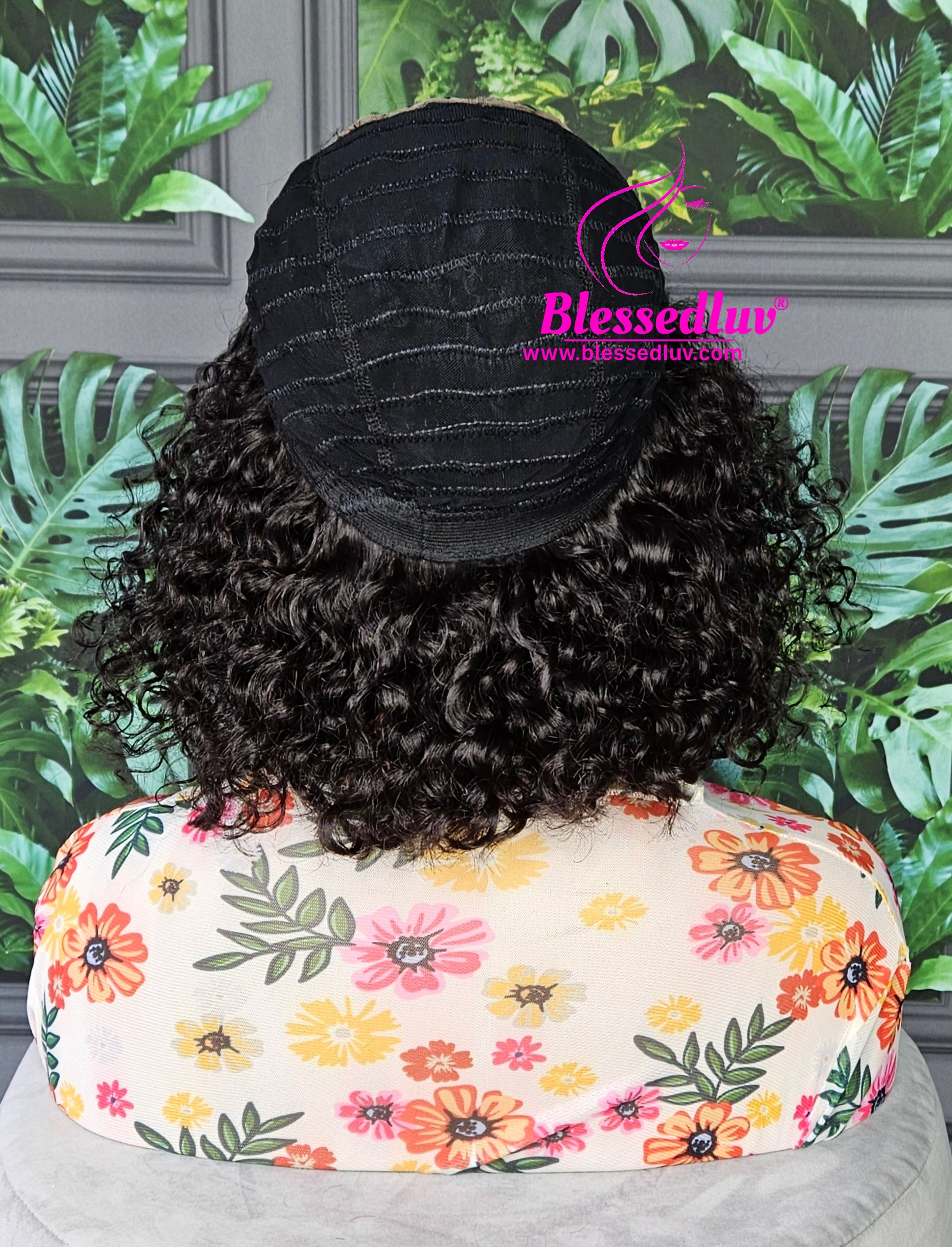 Cynthia - Raw Burmese Curly Closure Wig-Wigs-www.blessed.com-Brazilianweave.com